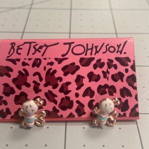 Enameled Bee’s Betsey Johnson Earring’s #76